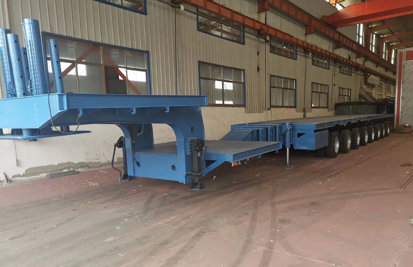 8 Axles 63m Wind Turbine Blade Transport Trailer from HipoTruk