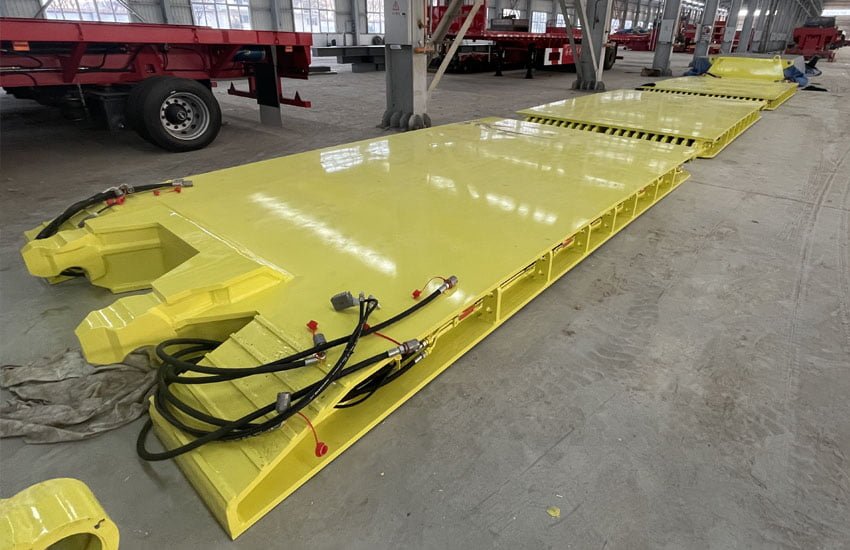 Drop deck bed for Hydraulic Modular Trailer