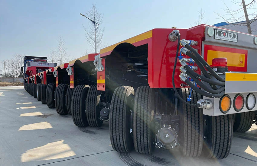 HIPOTRUK Modular Trailer with ± 55°Steering Angle: