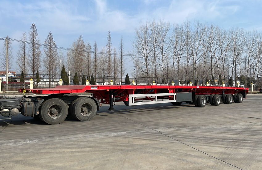 Extendable Flatbed Trailer 4 Axles 62m by HipoTruk