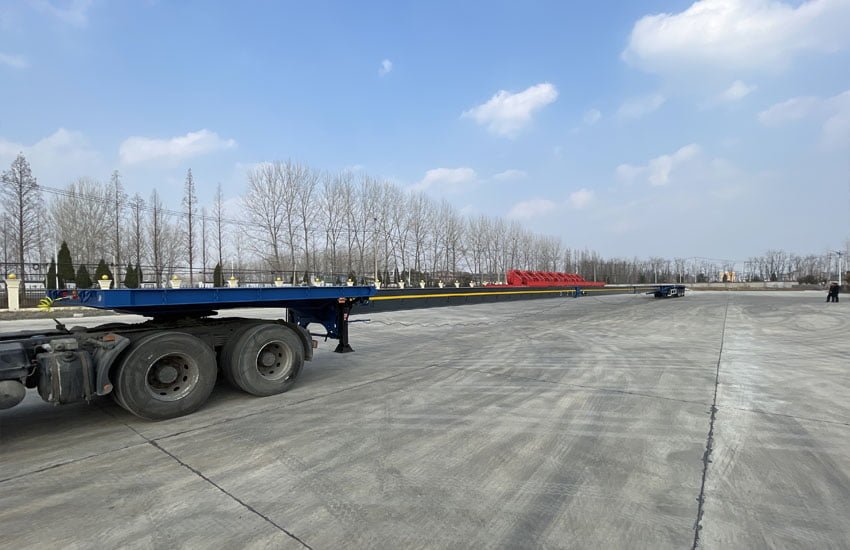 Extendable Flatbed Trailer 4 Axles 70m by HipoTruk