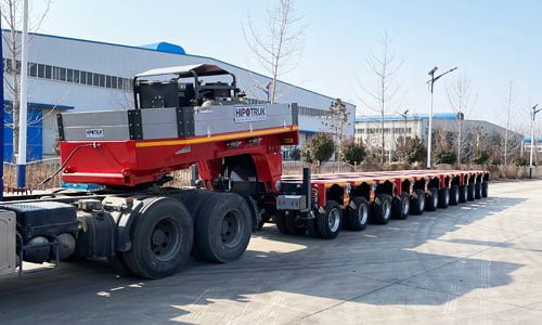 Hipotruk Hydraulic Modular Trailer for Central Asia