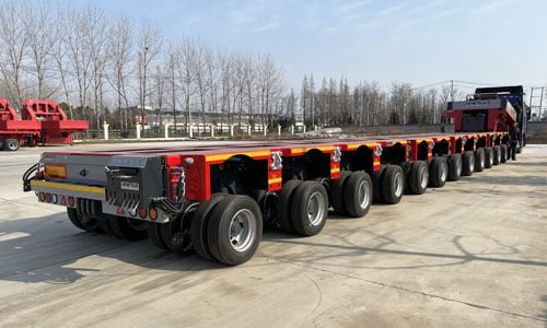 Hydraulic Modular Trailer for Central Asia