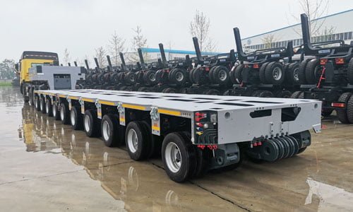 Hydraulic Modular Trailer for Russia