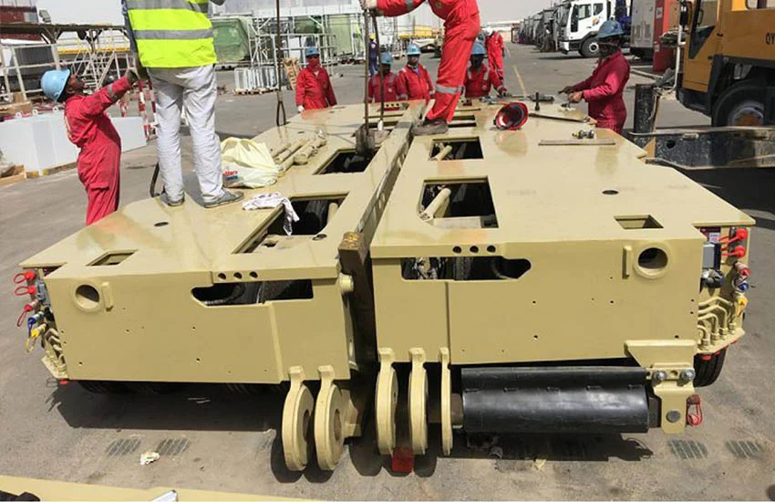 Split type Modular Trailer, Side by Side combination