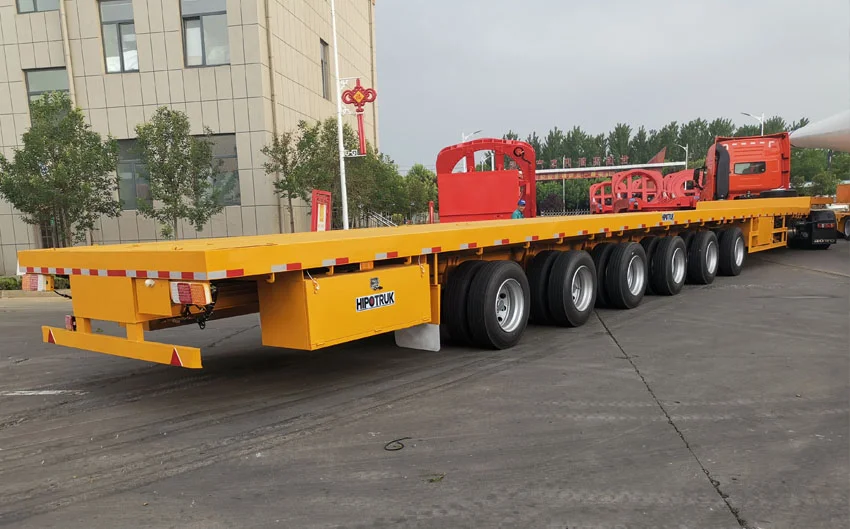 Wind Turbine Blade Transport Trailer 6 axles 70m by HipoTruk