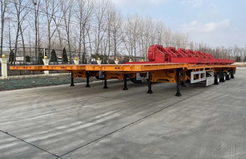 Wind Turbine Blade Transport Trailer by HipoTruk-4