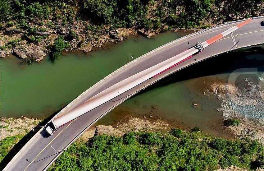 Wind Turbine Blade Transport Trailer by HipoTruk