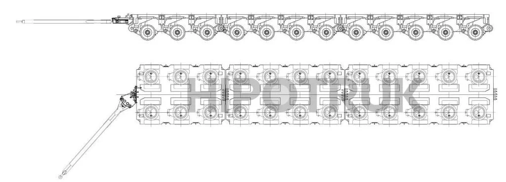 2-file combination with drawbar