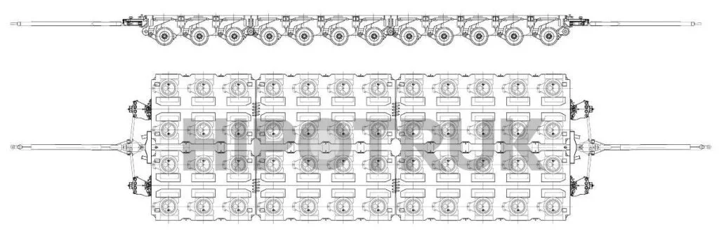4-file combination with drawbar