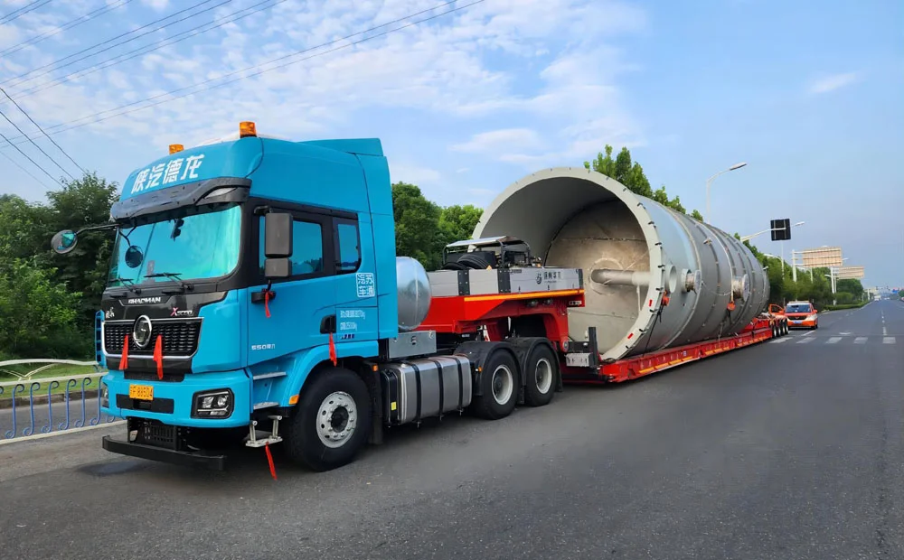 Hydraulic Modular Trailer With Drop Deck for Transporting 90-Ton Transformer