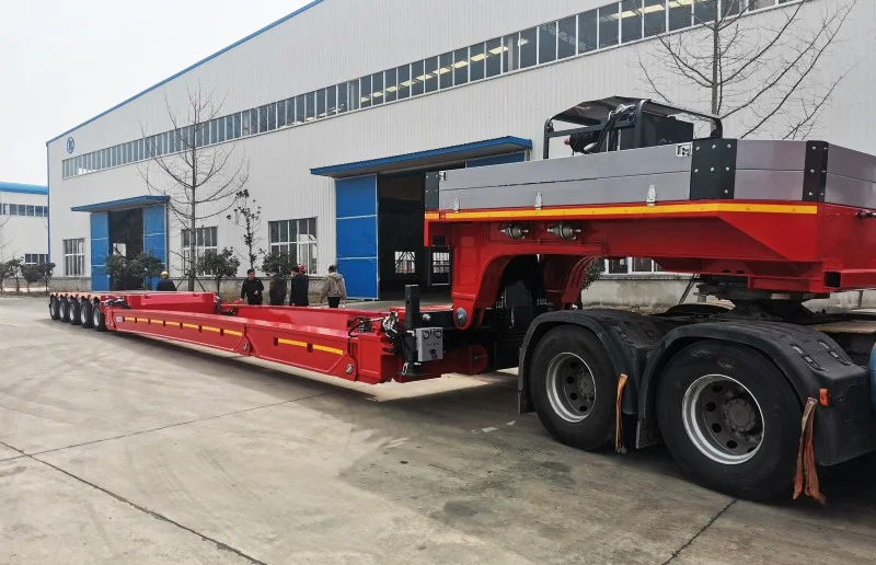 HIPOTRUK Hydraulic Modular Trailer with Vessel Deck