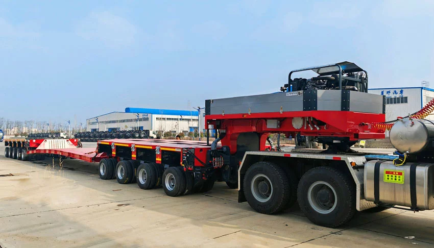 GOLDHOFER THP SL HYDRAULIC MODULAR TRAILER 16 AXLES LINE