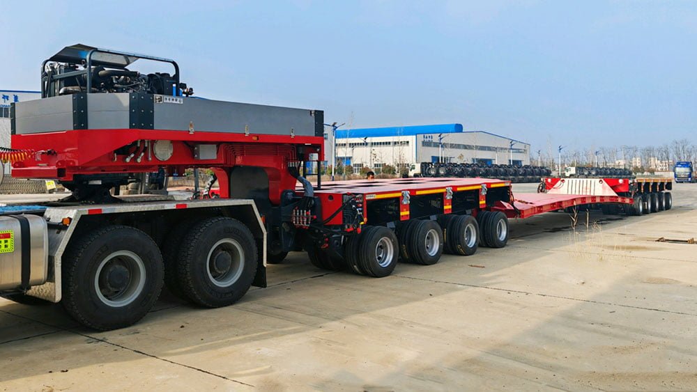 Goldhofer Modular Trailer with Drop Deck by CHINA HIPOTRUK