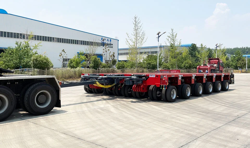 Hydraulic Modular Trailer with Drawbar