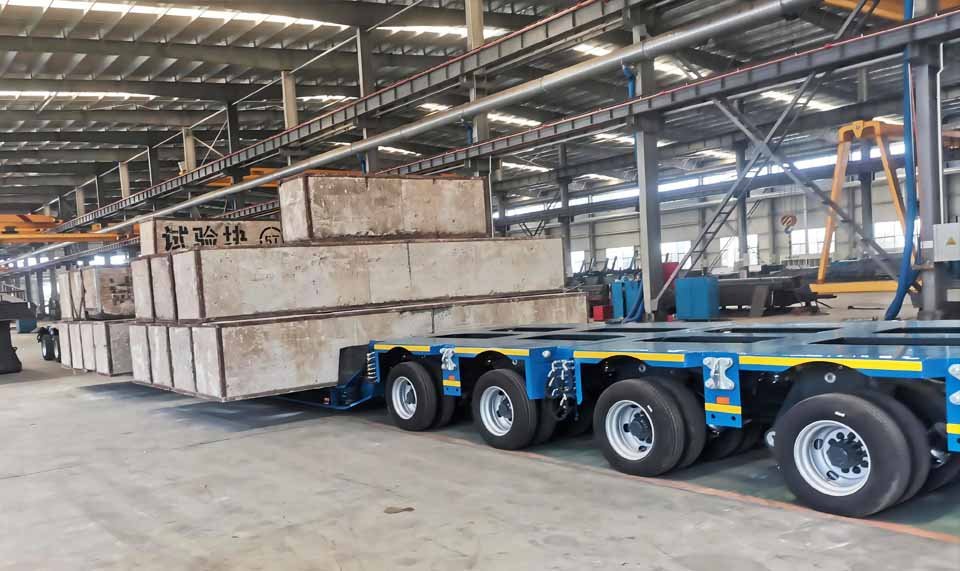 HIPOTRUK TRAILER IS UNDER LOAD TESTING