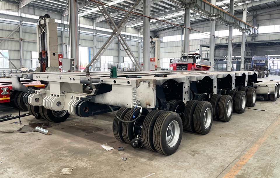 The manufacturing lead time for hydraulic modular trailer