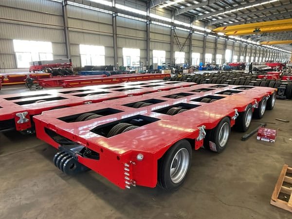 660mm Height Nicolas Hydraulic Modular Trailer