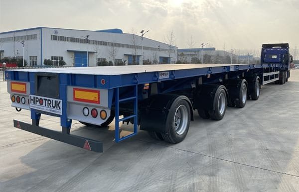 Extendable Wind Blade Trailer's Loading Platform