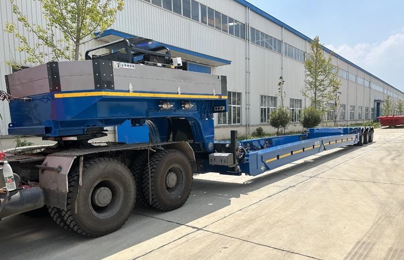 Hydraulic Modular Trailer with Vessel Bridge for Wind Tower