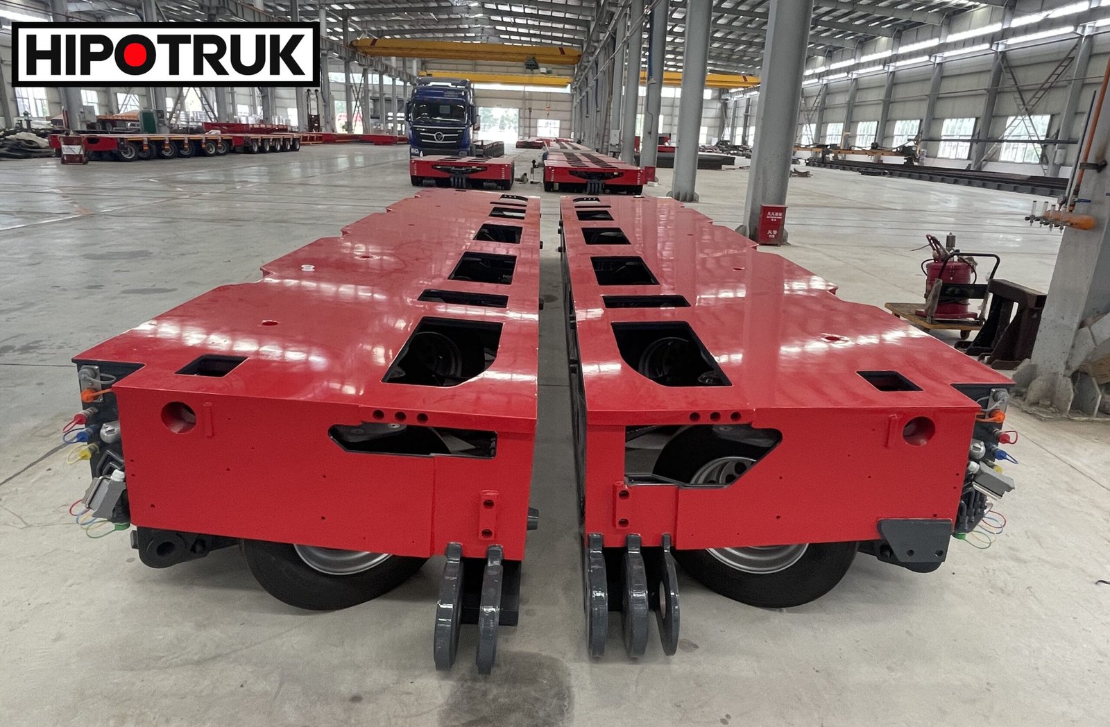 Split Hydraulic Modular Trailer, Side by Side combination, Compatible Goldhofer THP/SL