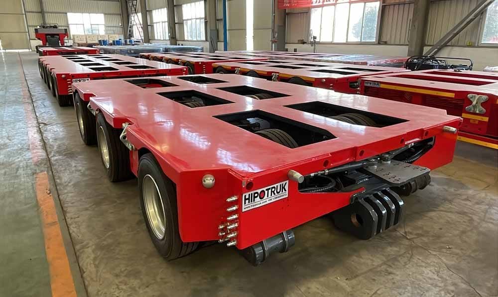 3 Axles Hydraulic Modular Trailer by HipoTruk