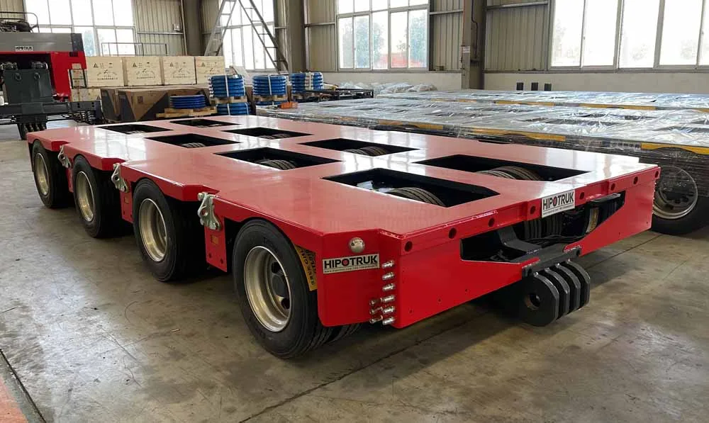 4 Axles Hydraulic Modular Trailer by HipoTruk