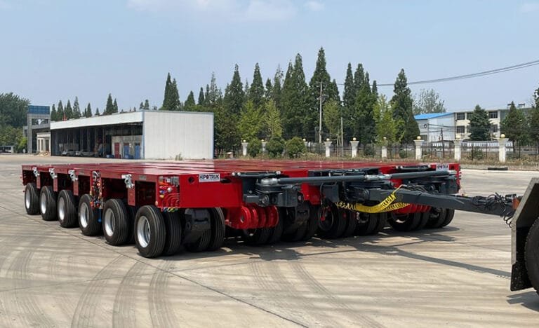 What is a Side-by-Side 3 Files, 4 Files Hydraulic Modular Trailer ...