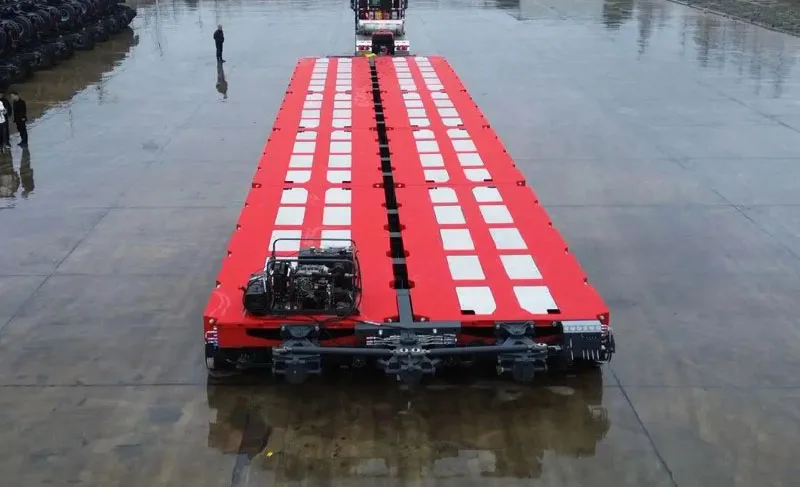 4 Files Hydraulic Modular Trailer by HIPOTRUK