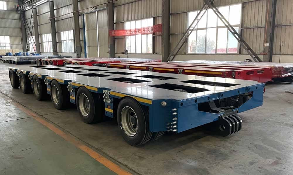 6 Axles Hydraulic Modular Trailer by HipoTruk