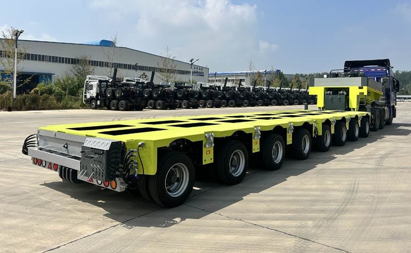 China Hipotruk 8 Axles Hydraulic Modular Trailer