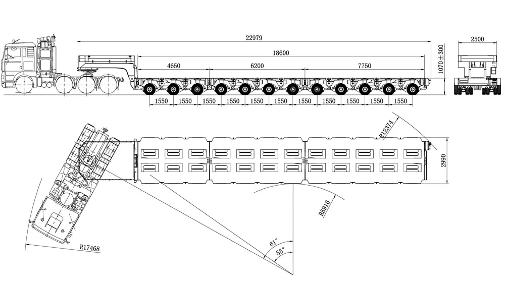 Drawing-12 Axles Trailer-HBN3-12 GN+3+4+5 Model (1)