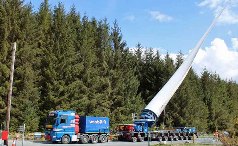 Hydraulic Modular Trailer for Wind Power Project