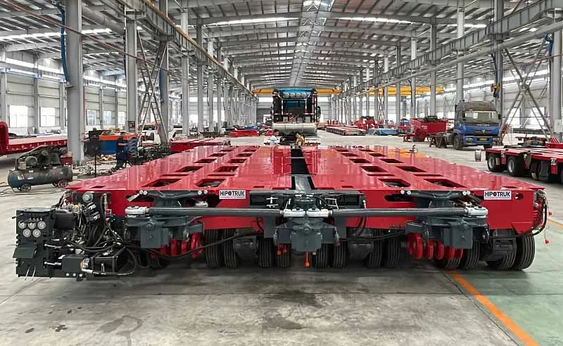 Hydraulic Module Trailer Side By Side Combination