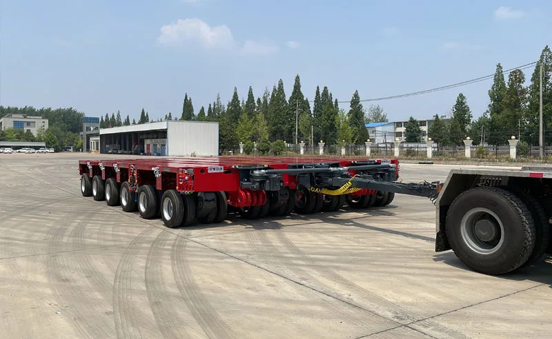 Hydraulic Module Trailer With Drawbar