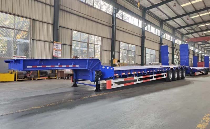 Traditional Lowbed Semi Trailer