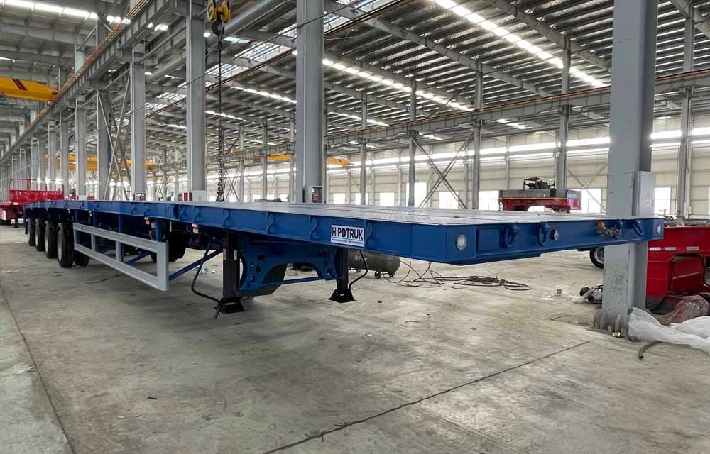 Wind Blade Trailer with Straight Gooseneck