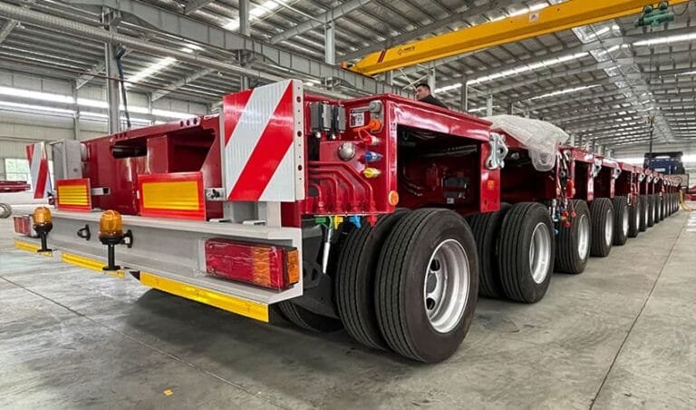 G1 Heavy-Duty Hydraulic Modular Trailer -CHINA HIPOTRUK (3)