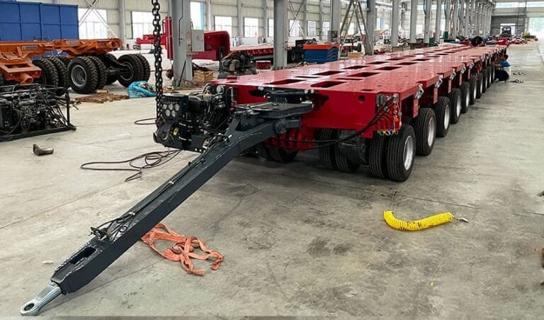 G1 Heavy-Duty Hydraulic Modular Trailer With Drawbar