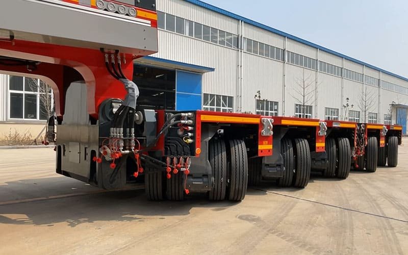 HIPOTRUK Modular Trailer G1 has 55° steering angle