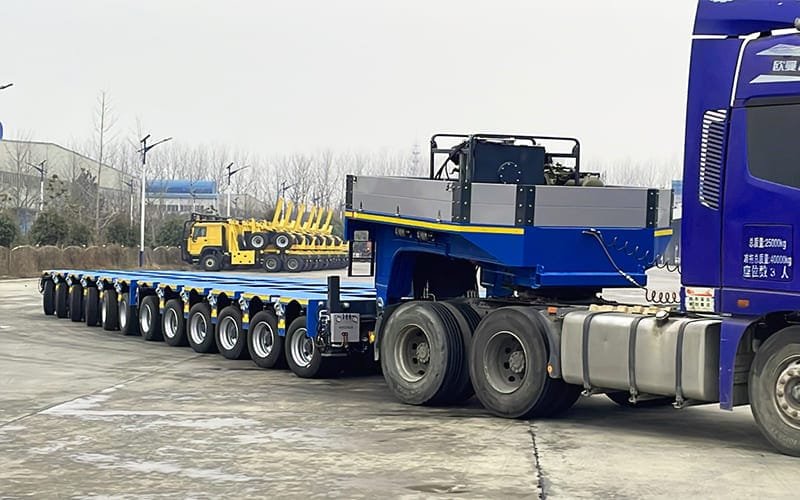 Hydraulic Modular Trailer N3 Works with European Trailers