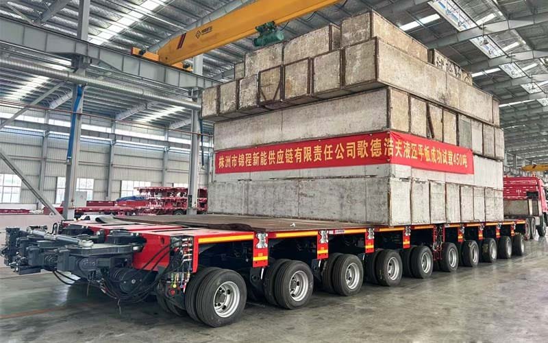 Load Capacity Test - HIPOTRUK Modular Trailer G1