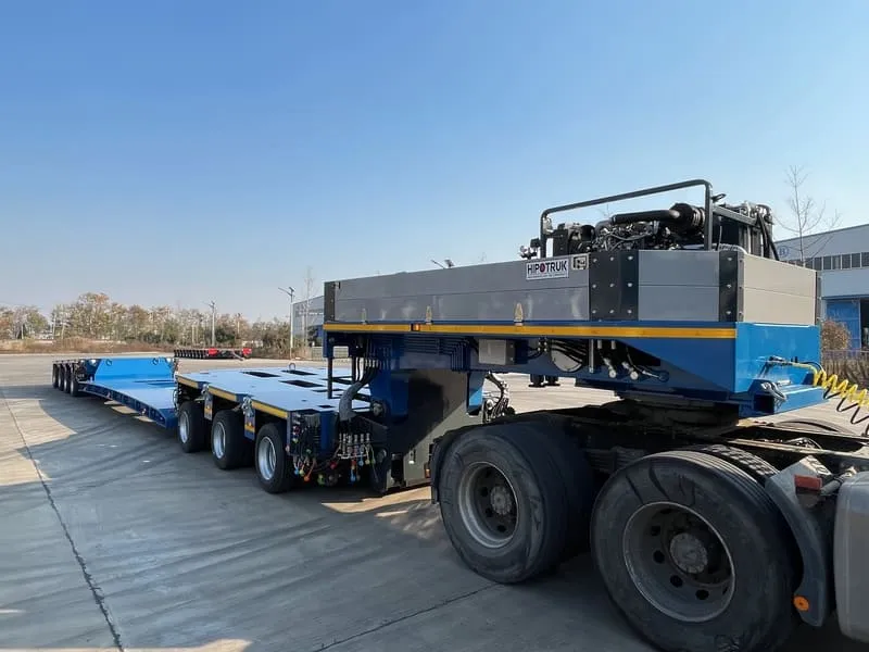 Hydraulic Modular Trailer with Drop Bed