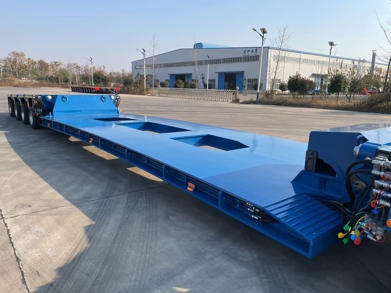 Hydraulic Modular Trailer with Drop Bed