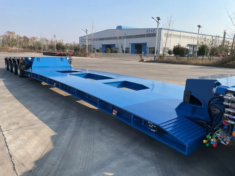 Hydraulic Modular Trailer with Drop Bed